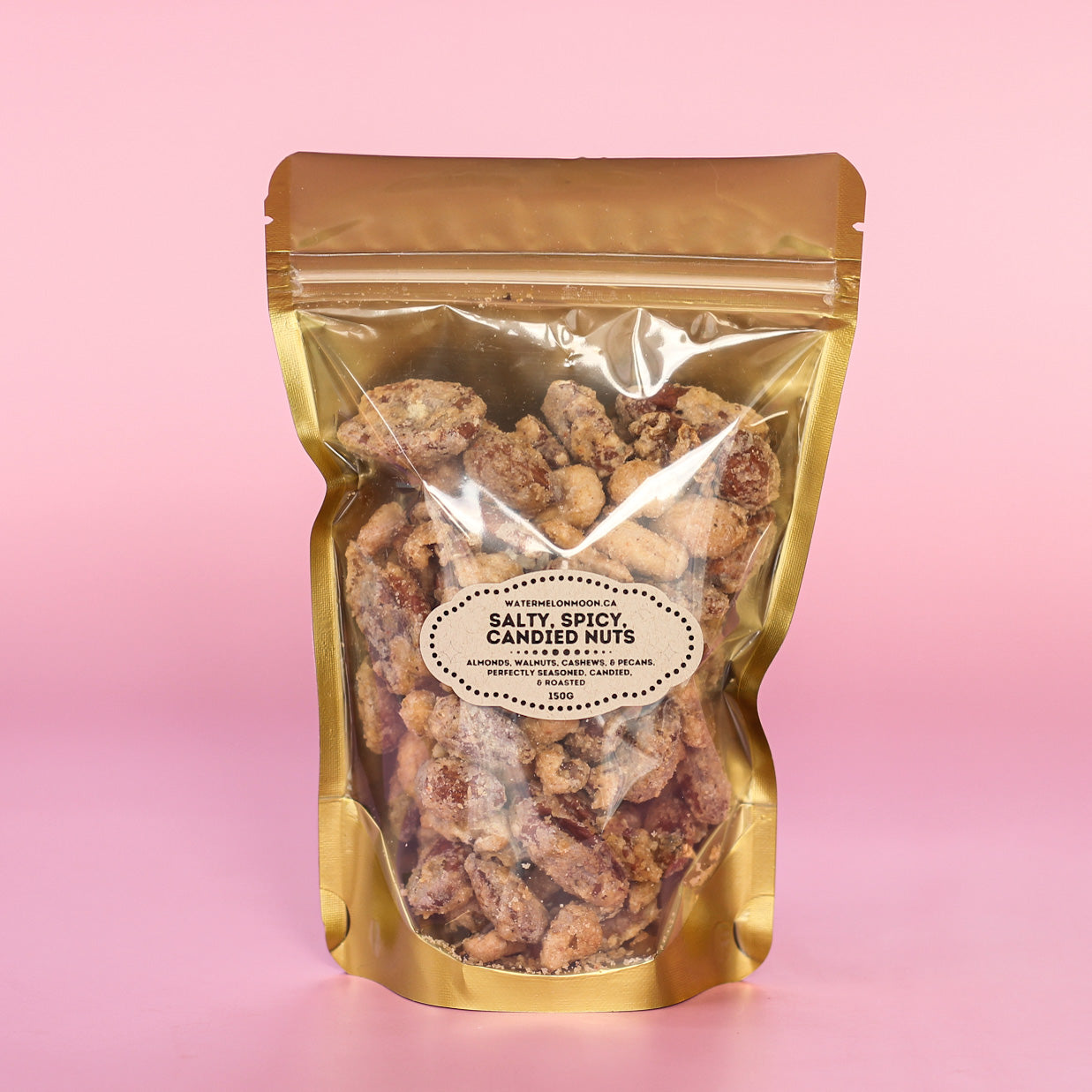 Salty, Spicy, Candied Nuts (Vegan)